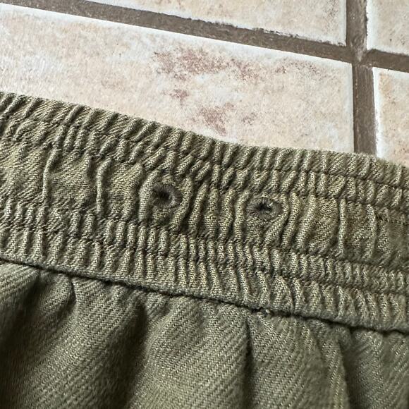 Anthropologie Pilcro‎ Lea Utility Mini Skirt Military Olive Green Size Small - Picture 12 of 12